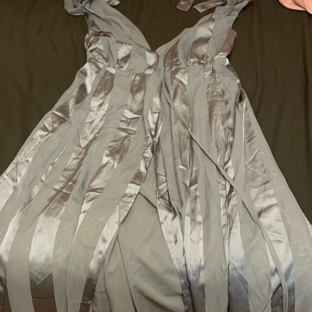 Dark slate dress junior duster